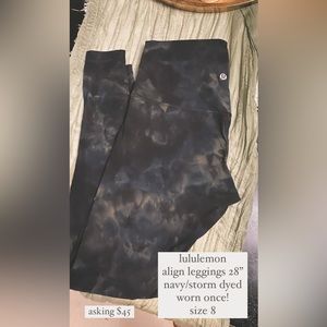 Lululemon Align Leggings 28”